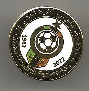 Badge Football Association Libya 60 Years black